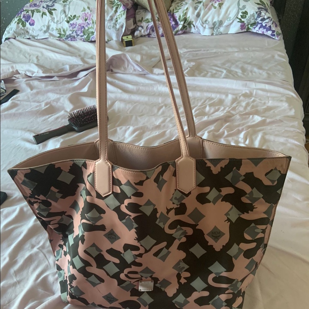 Pink Camo Visteos authentic MCM bag